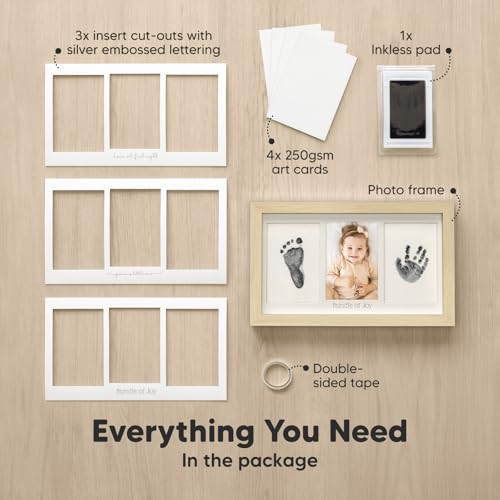 KeaBabies Inkless Hand Footprint Kit - Safe No Residue