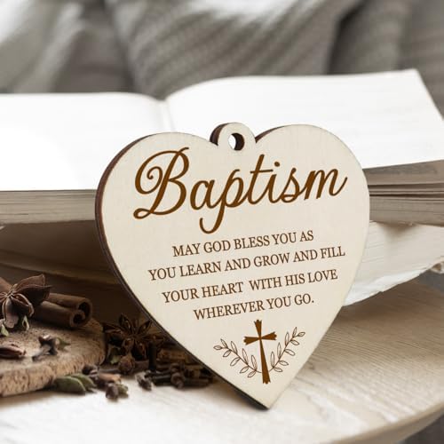 Baby Baptism Keepsake Photo Frame - Christening Gift for Boys Girls