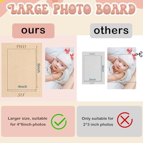 Kritkin 1st Birthday Wooden Photo Board 33x22 Inch