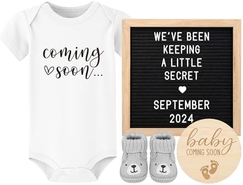 Blinking Stars Pregnancy Announcement Set 1