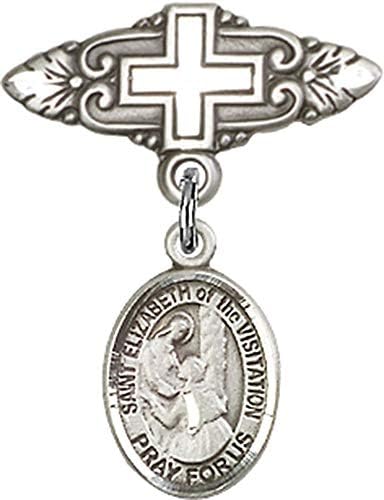 Jewels Obsession Baby Badge with St Elizabeth Charm