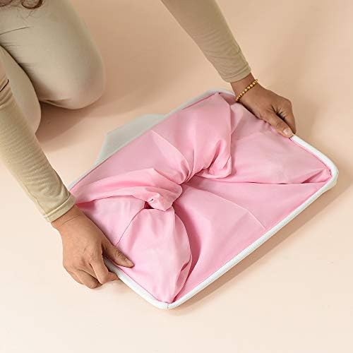 INough Large Pink Elephant Baby Basket - Collapsible Waterproof
