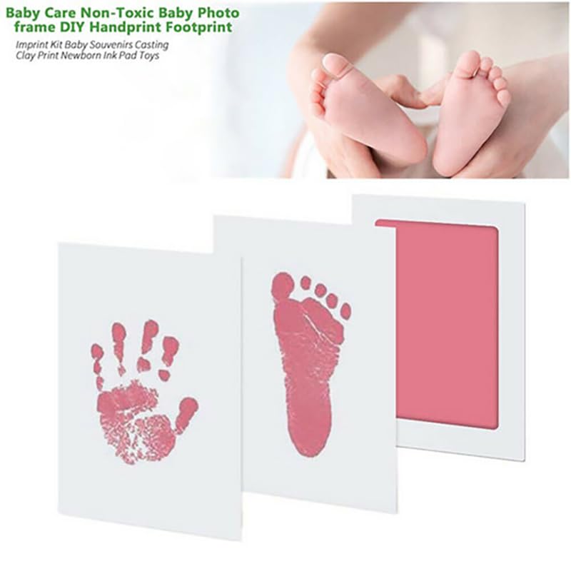 Yotsuba Newborn Footprint Handprint Inkless Wipe Kit Jet Black 4-Pack