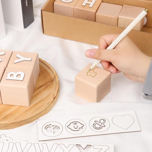 Custom Wooden Name Blocks for Nursery Decor
