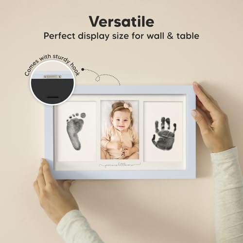 KeaBabies Inkless Hand Footprint Kit - Mist Blue