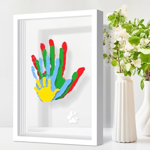 Omrhvi Family Handprint Kit with Frame and Paints