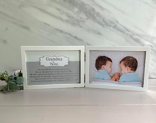 Grandparent Gift Co Grandma of Twins Poem Frame
