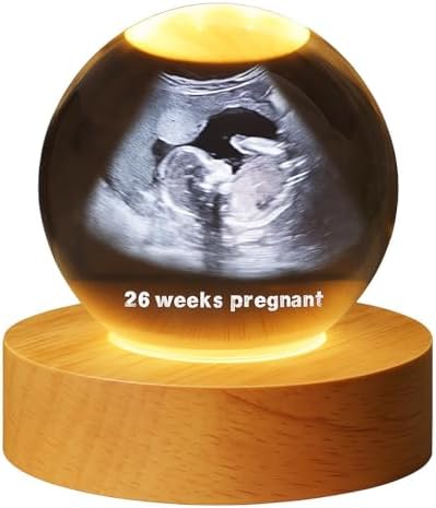 Custom Baby Ultrasound Crystal Ball with LED Light 1
