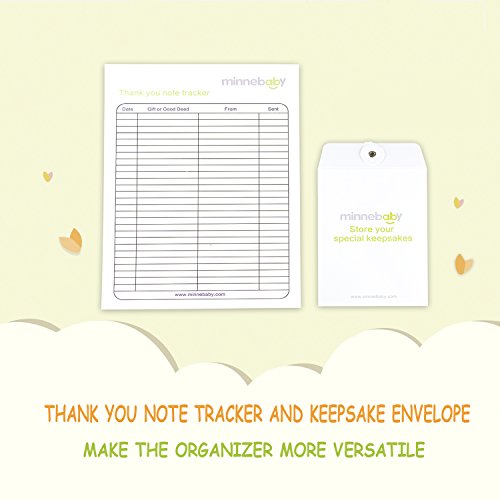 Baby Document Organizer with 9 Folders and Custom Label