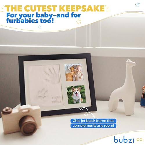 Bubzi Co Baby Keepsake Frame - Jet Black 1