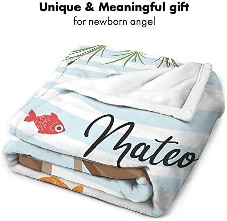 VibeCustom Personalized Fishing Blanket with Name