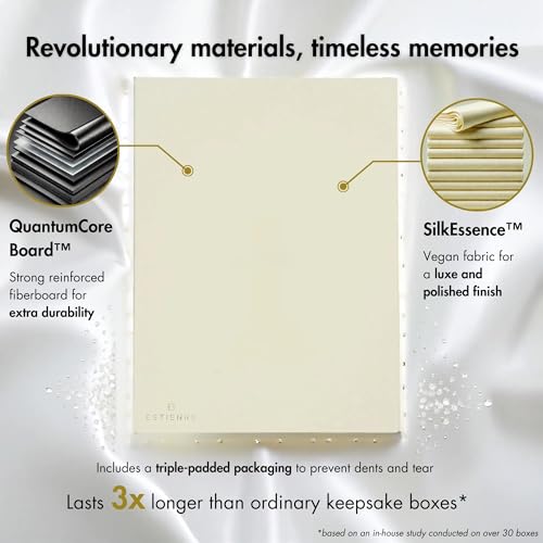 Estienne Large Light Yellow Baby Keepsake Box