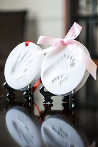 Little Hippo Baby Ornament Keepsake Kit - 2 Easels 4 Ribbons Letters