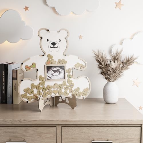 Real Bossy Baby Teddy Bear Guest Book Frame