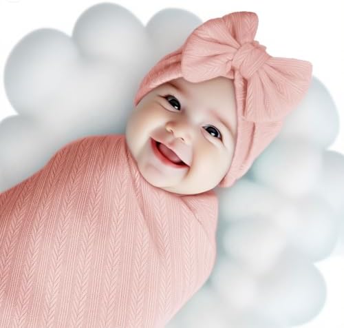 Golener 5PCS Swaddle Blanket for Babies - Soft Stretchy Cotton Blend