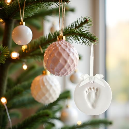 Tiny Ideas DIY No Mess Hanging Ornament Kit White