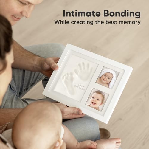 KeaBabies Baby Hand Footprint Kit - Quick Dry Clay Newborn Keepsake Personalized Gift