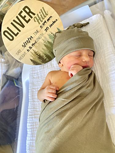 Oliver Hill Design Birth Stat Sign for Newborn Baby