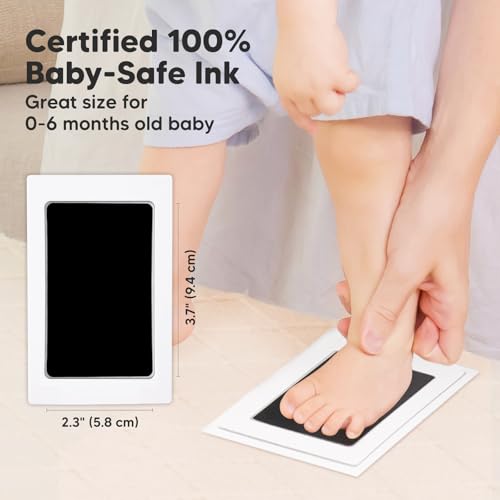 KeaBabies Inkless Baby Hand Footprint Kit