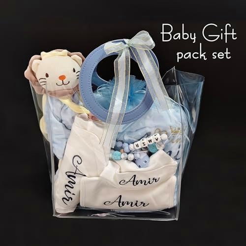 Personalized Baby Blanket for Boys with Name - Ultra Soft Minky Fleece