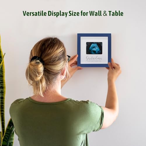 Sonogram Picture Frame for Grandma Blue