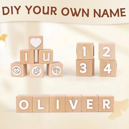 Custom Wooden Name Blocks for Nursery Decor