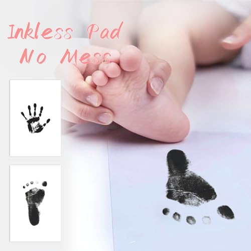 Tubuui 4-Pack Inkless Hand and Footprint Kit for Baby
