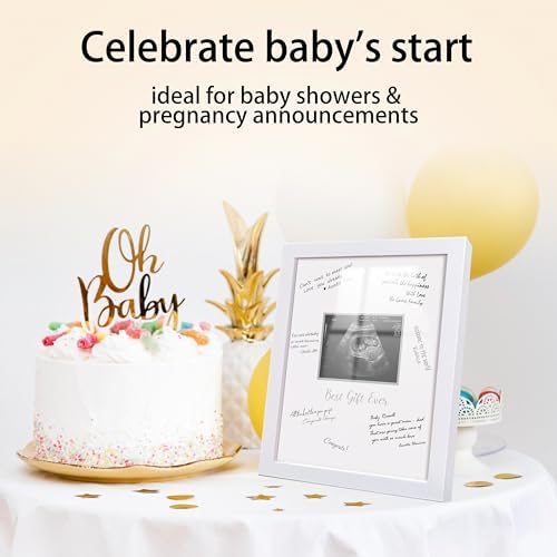 Sonogram Signature Frame Guest Book for Expecting Moms
