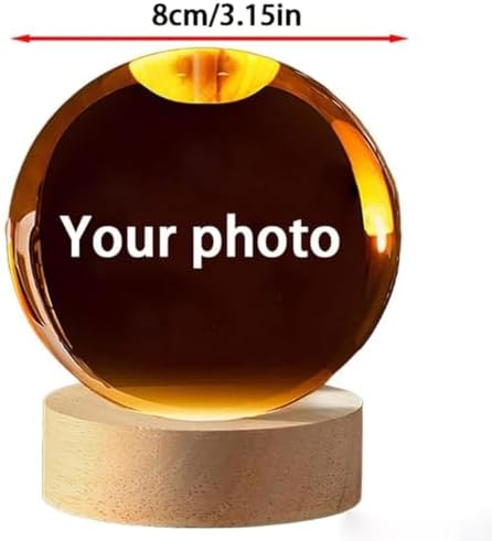 Custom Baby Ultrasound Crystal Ball with LED Light 1