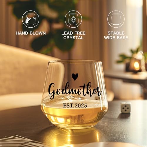 Physkoa Godparents Proposal Glass Set 4 Piece
