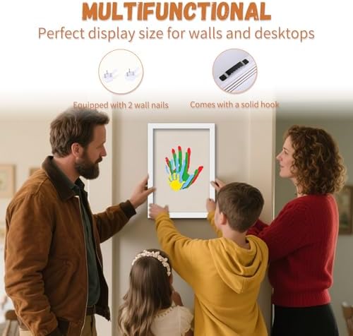 VidwanHome Family Handprint Kit - DIY Keepsake Frame 1