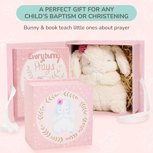Tickle Main Bunny Stuffed Animal Musical Toy - Pink 7 in