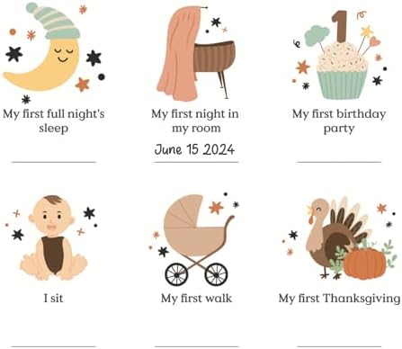 My First Times Poster - 16x24 Inches Baby Keepsake