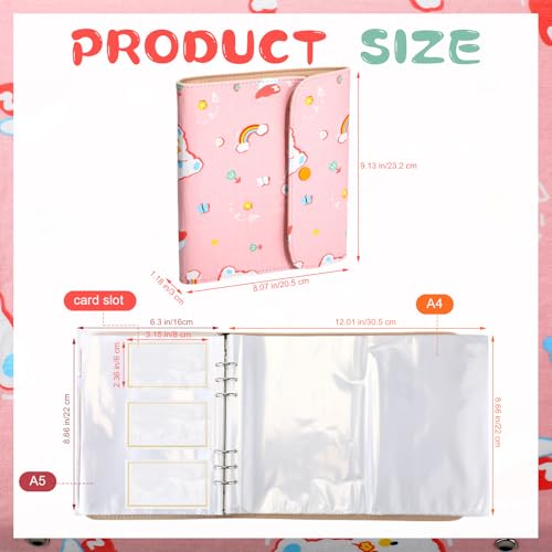 Marspark Pink Bear Baby Document Organizer
