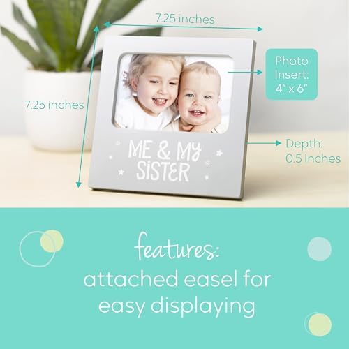 Tiny Ideas Sibling Photo Frame for Baby Keepsakes