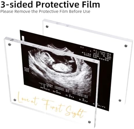 Acrylic Ultrasound Picture Frame - Unique Baby Keepsake