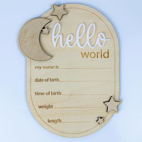 ONNIBE Baby Announcement Sign Star 65 Inch