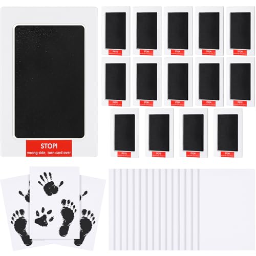 Jetec 15 Inkless Baby Footprint and Handprint Kit Black