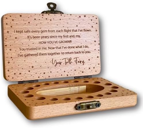 20 Moments of Tooth Keepsake Box for Kids