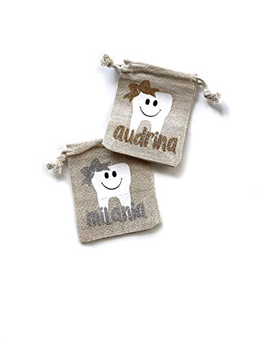 Bella Cuttery Tooth Fairy Bag Personalized Kids Keepsake
