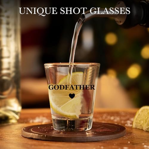 Physkoa Godparents Proposal Glass Set 4 Piece