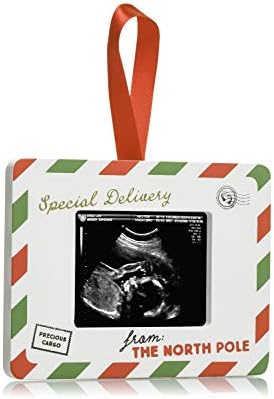 Pearhead Special Delivery Sonogram Ornament Pack of 2