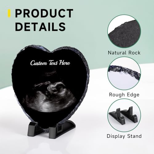 WACAR Sonogram Picture Frame - Personalized Pregnancy Keepsake Decor
