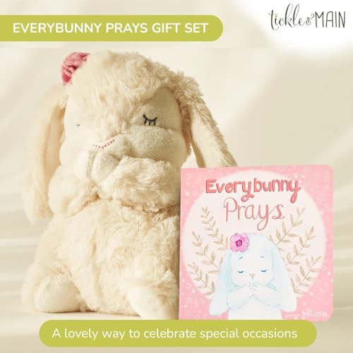 Tickle Main Bunny Stuffed Animal Musical Toy - Pink 7 in