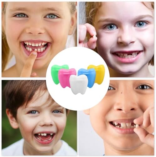 10 Pieces Plastic Baby Teeth Keepsake Box Set