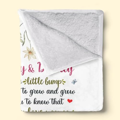 Personalized Hi Mommy and Daddy Blanket for New Parents