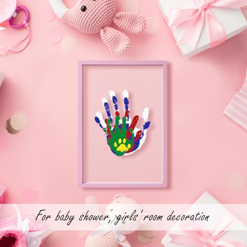 Family Handprint Kit with 5 Non-Toxic Paints