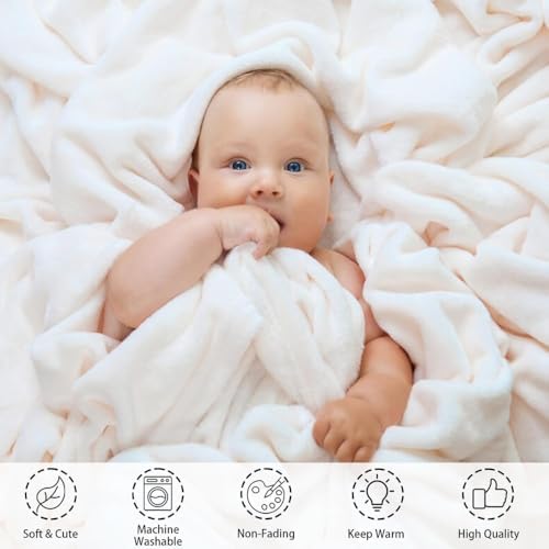 Personalized Baby Blanket with Name and Month Tracker
