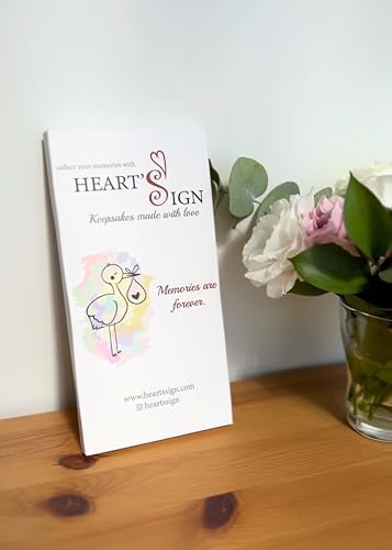 Hearts Sign Baby Ultrasound Photo Frame - Heart-Shaped Keepsake