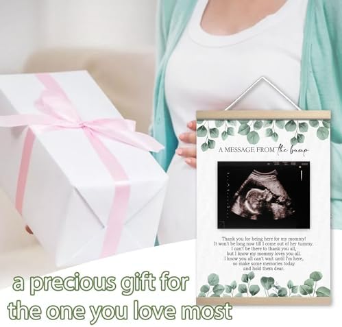 Classic Greenery Baby Shower Decorations Keepsake Frame